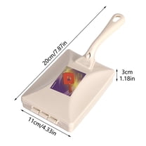 Moocorvic Quiet Carpet Sweeper, Floor Sweeper with Roller Brush Strong,Suitable for Carpet Cleaning Power,Bristle Sweeper, Great for House,Office,Kitchen,Carpet,