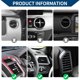 thumbnail image 3 of Tira decorativa de ventilación de aire Unique Bargains / para todas las salidas de aire rectas para la decoración del interior del coche / Plating duradero / 1 juego tono plateado, 3 of 6