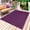 Purple, variant on Purple Burlap Texture Outdoor Rug 3x5 Ft - Reversible Patio Rug Outdoor Camping Rugs, Farmhouse Vintage Purple Washable Indoor Outdoor Area Rugs, Non-Slip Outdoor Carpet Runner for Deck/Porch