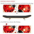 thumbnail image 2 of Seven Starred Ladybird Skateboard Stickers Pack of Two - Emery Surface/PVC Back Material - 8.8x32.6in/22.4x83 cm - Skateboard Accessories, 2 of 5