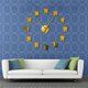 thumbnail image 3 of Reloj de pared silencioso Reloj de pared acrílico sin marco DIY Diente de diseño moderno Reloj de pared de gran tamaño, 3 of 3