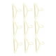 thumbnail image 3 of 100 clips de papel metálicos, proceso de galvanoplastia, clips de papel dorados, clips de papel antioxidantes, antideslizantes para clasificación de archivos, perchas, 3 of 5