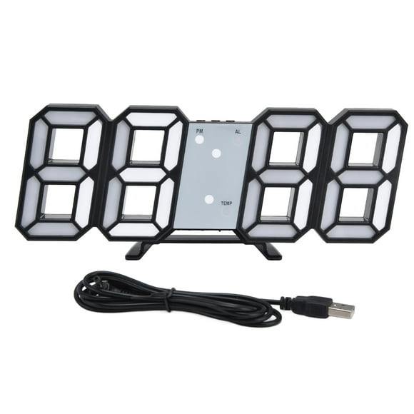 Oubit Digital Clock Wall,Digital Wall Clock Modern Digital Clock Digital Wall Clock Solid Performance