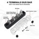 thumbnail image 5 of 4 Way Battery Terminal Distribution Block 150A Professional Power Distribution Block Stable Bus Bar Distributor Block, 5 of 5