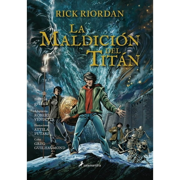 Percy Jackson y los Dioses del Olimpo /  La MaldiciÃ³n del TitÃ¡n. Novela GrÃ¡fica / The Titan's Curse: The Graphic Novel, Book 3, (Paperback)