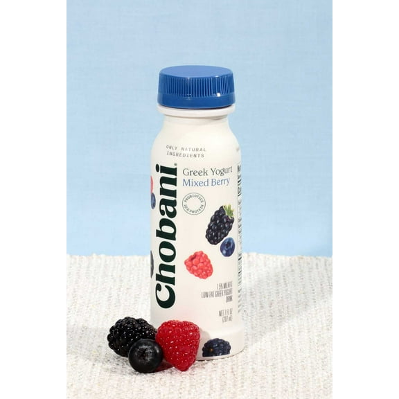 Chobani Mixed Berry Drinkable Yogurt, 7 Fluid Ounce -- 8 per case.