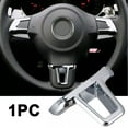 thumbnail image 1 of Bgsha Silver Chrome Car Steering Wheel Sticker Cover For Golf 6 MK6 MK5-- Auto Steer Wheel Sticker Covers Sequin Trims Accessories, 1 of 9