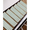 thumbnail image 7 of Stair Treads for Wooden Steps, Sage Green Checkered Peel and Stick Stair Treads with Reusable Adhesive, Farmhouse Buffalo Plaid Non Slip Indoor Stairs Runner Rugs Mats for Elders Dogs 8"x30" 4PCS, 7 of 7