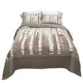 thumbnail image 4 of Donna Sharp Birch Forest Lodge Decorative Cotton Quilted Standard Pillow Sham, 4 of 6