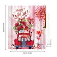 thumbnail image 2 of Liquidation Rideau de Douche Décoratif de la Saint-Valentin Série Amour Rideau de Douche Doublure de Rideau de Douche Long, 2 of 3