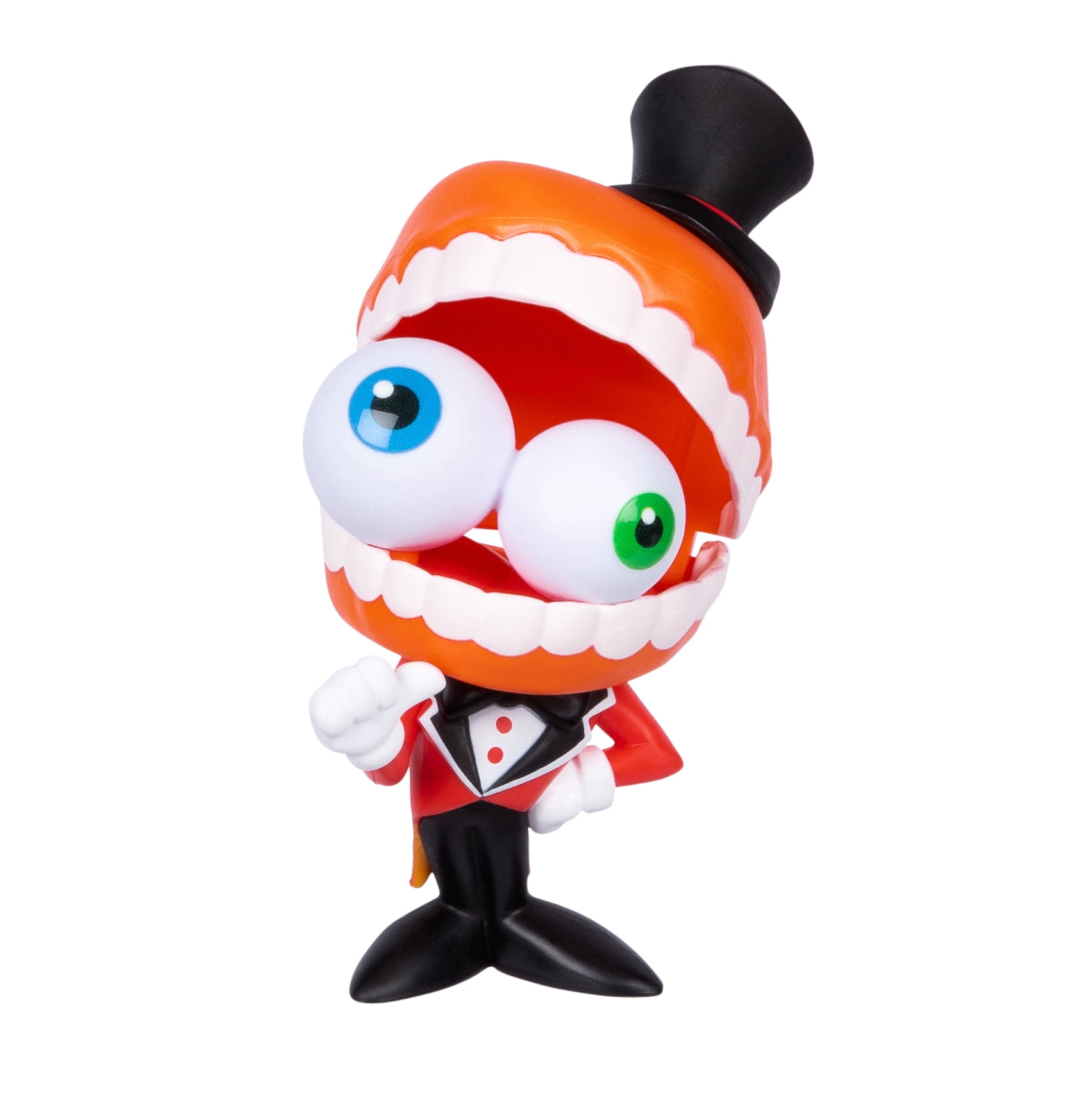 Amazing Digital Circus Caine 4" Collectible Vinyl Figure with Yapping Jaw and Collector Card, Ages 4+