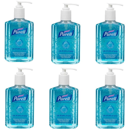 PURELL Ocean Mist Instant Hand Sanitizer, 8 fl oz, 6 count Walmart