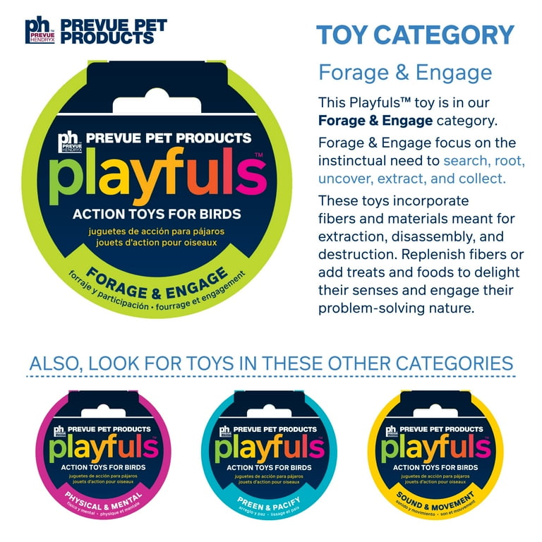 PREVUE PLAYFULS RAINCATCHER BIRD TOY PREVUE PLAYFULS RAINCATCHER BIRD TOY