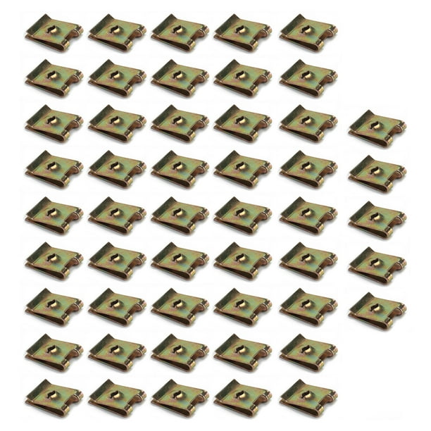 HonHaione 50pcs U Nuts Car Interior Door Panel Fastener Clip Self Retaining U Type Nuts Walmart.ca