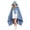 Blue, variant on Cute Cartoon Wearable Fox Blanket Hoodie for Women Fall Winter Fashion Plush Robes Halloween Party Essentials Soft Hooded Cape