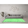 thumbnail image 3 of Ahgly Company Indoor Round Southwestern Emerald Green Country Area Rugs, 7' Round, 3 of 4