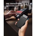 thumbnail image 3 of Cartera tipo pop-up con soporte para tarjetas y bloqueo RFID, delgada, 3 of 9