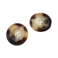 thumbnail image 1 of BUYISI 1 Pcs Resin Button Shirts, Hand-Sewn Four-Eye Button Jackets, Suits Light Brown, 1 of 5