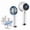 White, variant on Goldeer Electric Fabric Shaver, Lint Remover for clothes Rechargeable Sweater Defuzzer with 6 Blades, 3 Speeds, LCD Display Portable Pill Remover Perfect for Home, Travel, Gifts