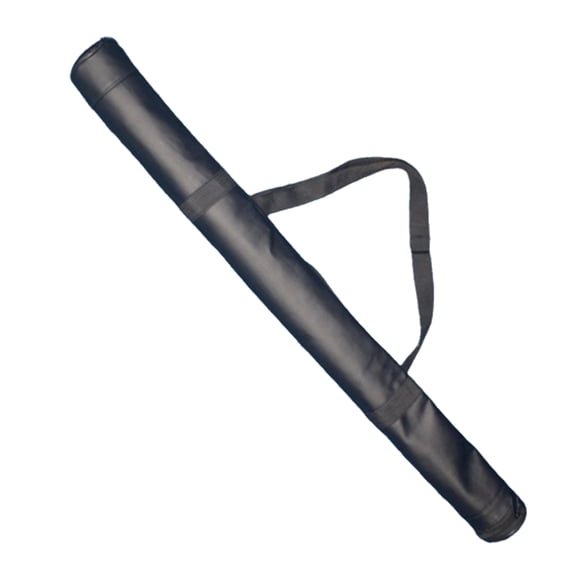 HBFAGFB Étui pour Queue de Billard de 1/2, Sac de Transport de Rangement pour Snooker de 30 Pouces de Long, Nylon Noir avec Bandoulière Ajustable
