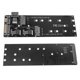 thumbnail image 3 of Adaptador SATA 22 pines SFF-8643 a M.2 U2 kit NGFF m-Key a adaptador ultrafino SAS NVME PCIe SSD SATA SSD para placa base, 3 of 9