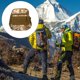 thumbnail image 5 of Eigraketly Accesorio de bolsa organizador impermeable para exteriores, riñonera de camuflaje para el pecho, paquete de accesorios para acampar de viaje Escalada camuflaje marrón Eigraketly OD024219-04, 5 of 6