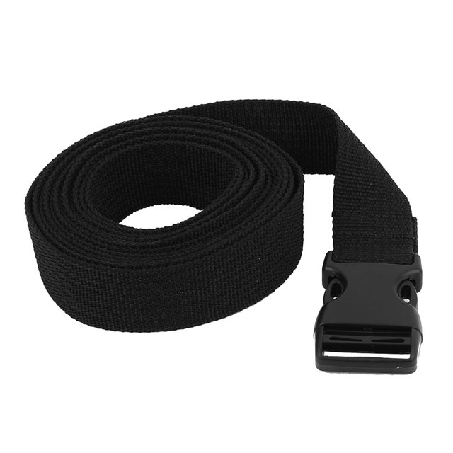 Unique Bargains Plastic Buckle Adjustable Luggage Packing Strap Belt Band 2.5M Length 25mm Width