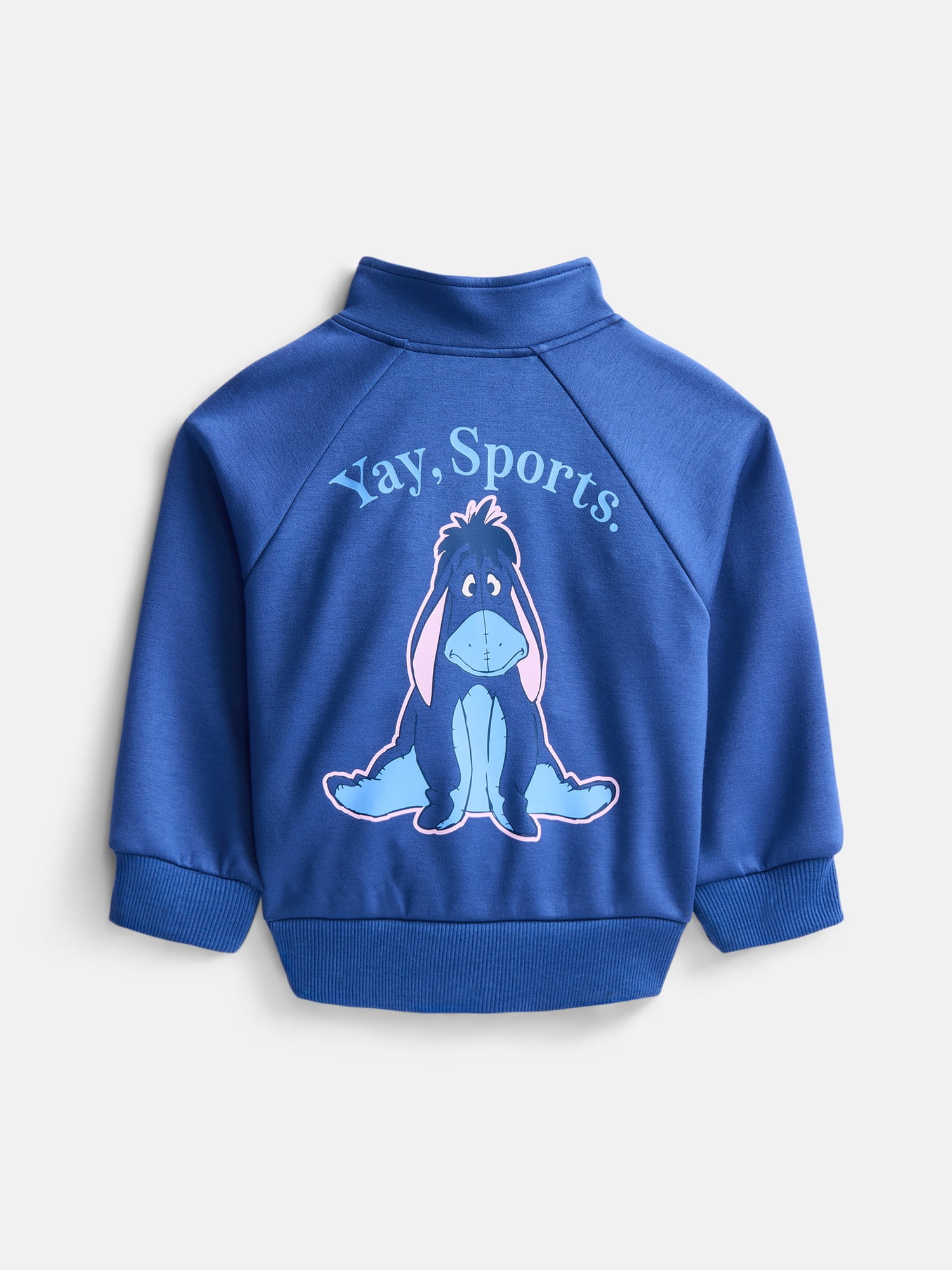 Winnie the Pooh Eeyore Toddler Girls Full-Zip Tracksuit Jacket and Pants Set, 2 Piece, Sizes 12M-5T