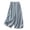 Blue, variant on Solid Color Thin Linen Wide Leg Pants For Women To Look Thin High Waisted Mom Pants Loose Large Cropped Casual Straight Leg Pants Trousers Fashionable Classic Leisure Bottoms
