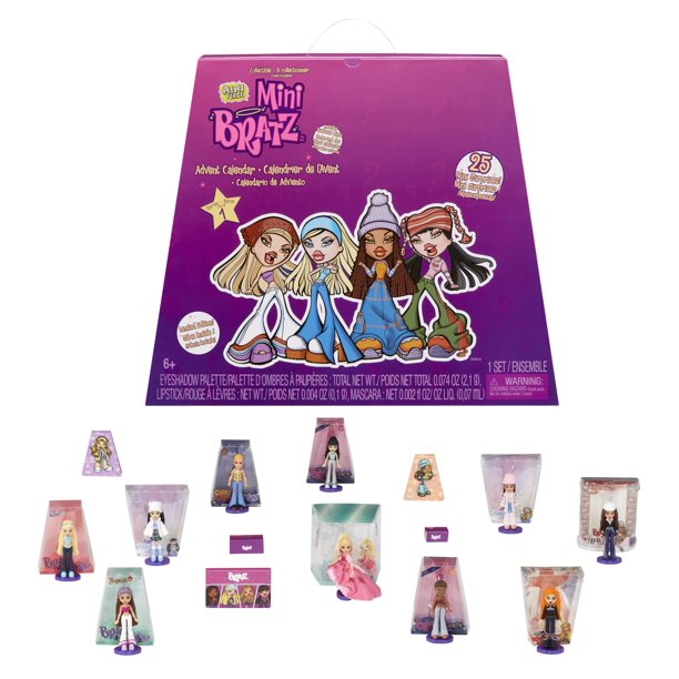 Calendario de Adviento Miniverse Bratz Minis de MGA con 25 sorpresas