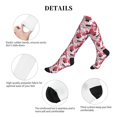 thumbnail image 5 of Pofeuu Makeup Print Compression Socks for Women & Men Circulation - Best Support for Nurses,Running,Athletic,Sports, 5 of 7