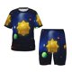 thumbnail image 1 of Balery Solar System Conjunto de Pijama Infantil de Manga Corta con Estampado – Ropa de Dormir de Algodón Suave-Small, 1 of 6