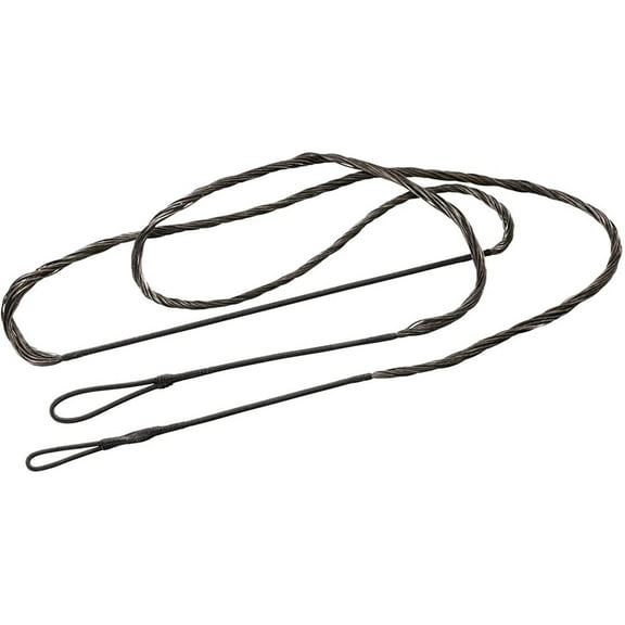 SAS B-55 Dacron Replacement Traditional Recurve Bow String - Black - Made in USA - 12 Strands AMO 66 in (Actual 62 in)