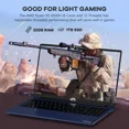 thumbnail image 2 of 15.6"FHD-Business-Laptop Computer Windows 11 AMD R5 3500U Processor Backlit Keyboard Fast Charging Fingerprint 32GB RAM 1TB SSD Stylish Practical Laptop for Work Study Life 1 Years Warranty, 2 of 7