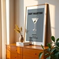 thumbnail image 3 of Dry Martini - Manhattan New York Illustration Cocktail Bar Kitchen Decor Typography Vintage Modern Art Pop Art Unframed Wall Art Print 4 x 6 inches, 3 of 60