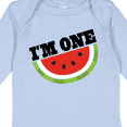 thumbnail image 4 of Inktastic I'm One 1st Birthday Watermelon Boys or Girls Long Sleeve Baby Bodysuit, 4 of 5