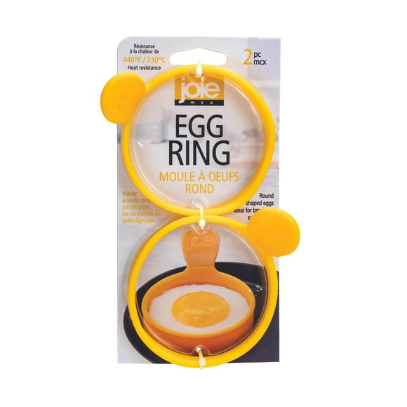 JOIE 2PC EGG RING, Joie 2pc Egg Ring for round shaped eggs that are ideal for breakfast.