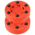 thumbnail image 3 of KAKOWELY 2 Pcs Rondelle de Hockey à Roulettes Jeu Rondelle d'Entraînement Balle de Hockey de Rue pour Pratique,2.95"X2.95"X0.98 Pouces, 3 of 4