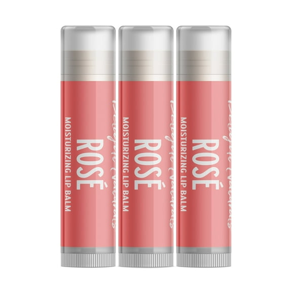 Delight Naturals Rosé Wine Lip Balm - 3 Pack