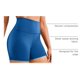thumbnail image 4 of Shorts CRZ YOGA Sensación Desnuda Cintura Alta 4" Azul Océano S, 4 of 4