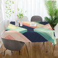 thumbnail image 3 of Yayeee Tablecloths 54" x 72" Rectangle Wrinkle Resistant Party Table Cover, Green Stripes, 3 of 8