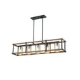 Desaki Kitchen Island Style Matte Black 5-light Chandelier - Walmart.com