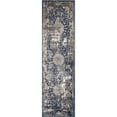thumbnail image 4 of Vintage Crowned Border Blue Runner Rug - 2'6 x 8', 4 of 4
