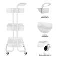 thumbnail image 4 of Carrito Organizador 3 Niveles Ruedas Blanco Malubero Malu1235, 4 of 4