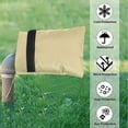 thumbnail image 6 of Oleegame 1PC 3PC Faucet Cover Fre Ezing Prote Ction For Outdoor Socks Water Proof Pipe Insulation Hose Beige, 6 of 6