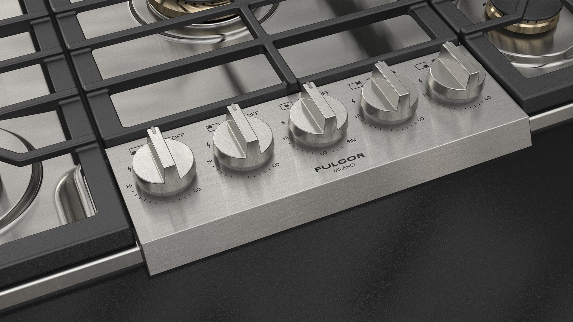 Fulgor Milano F6pgk3052 600 Series 30" Wide 5 Burner Liquid Propane / Natural Gas Cooktop
