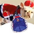 thumbnail image 3 of 2PCS Pet Clothes, Breathable Cotton Pet Dog Cat King Cloak Costume for Halloween (1 x Pet Clothes+1 x Hats), 3 of 8