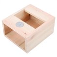 thumbnail image 5 of ATTOE New Wood Rabbit Feeder Chinchilla Grass Rack Pet Grass Holder for Small Animals-0816950, 5 of 5