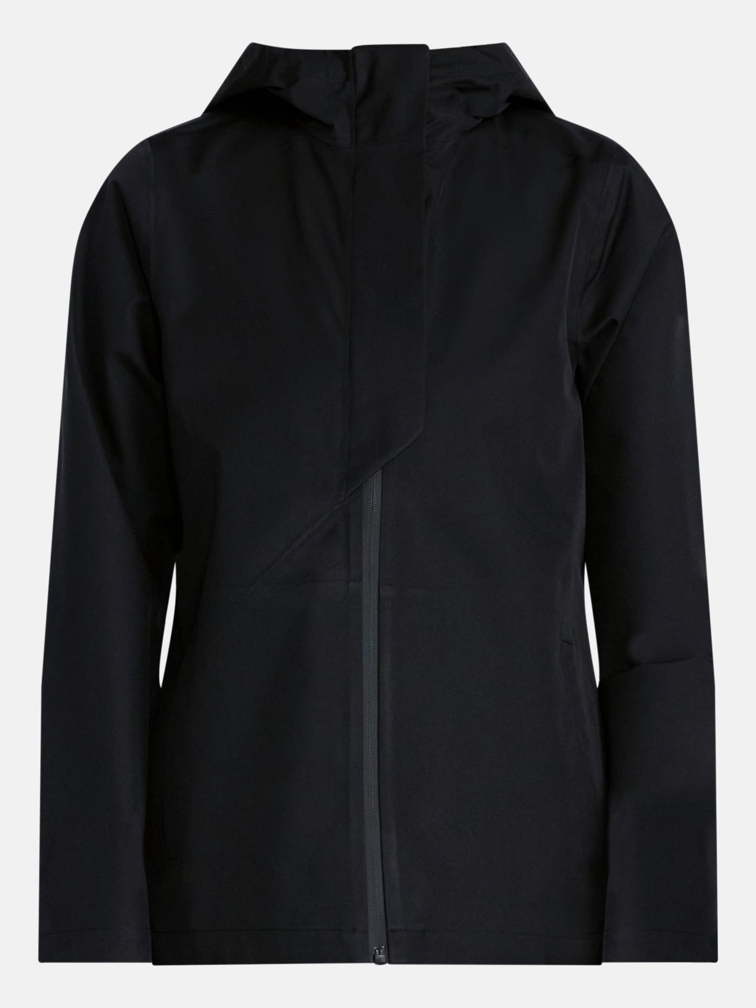 Ozark Trail Women's and Women's Plus Asymmetrical Zip Rain Jacket, Sizes XS-3X