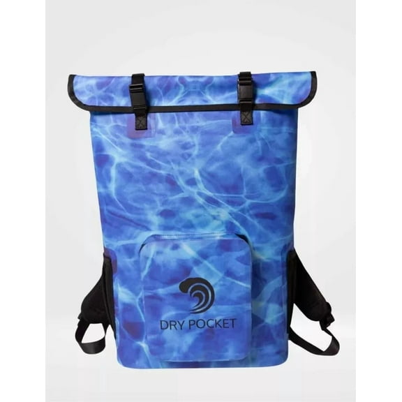 Dry Pocket Magnaguard Auto-Sealing Waterproof Backpack Cooler, Aqua Blue - 1143